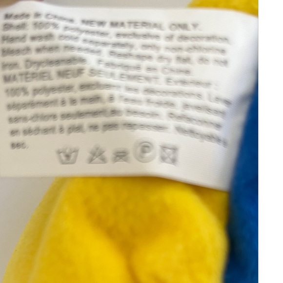 Beebo’s Kids Unisex Blue Multicolored Play Pack Plush Bag - Picture 4 of 7